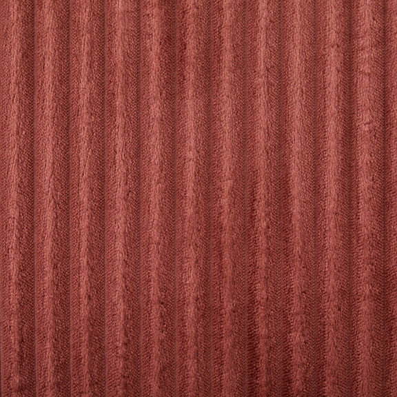 Corded fabric swatch in red