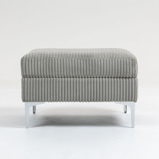 Modular Sectional Sofa Square Storage Ottoman