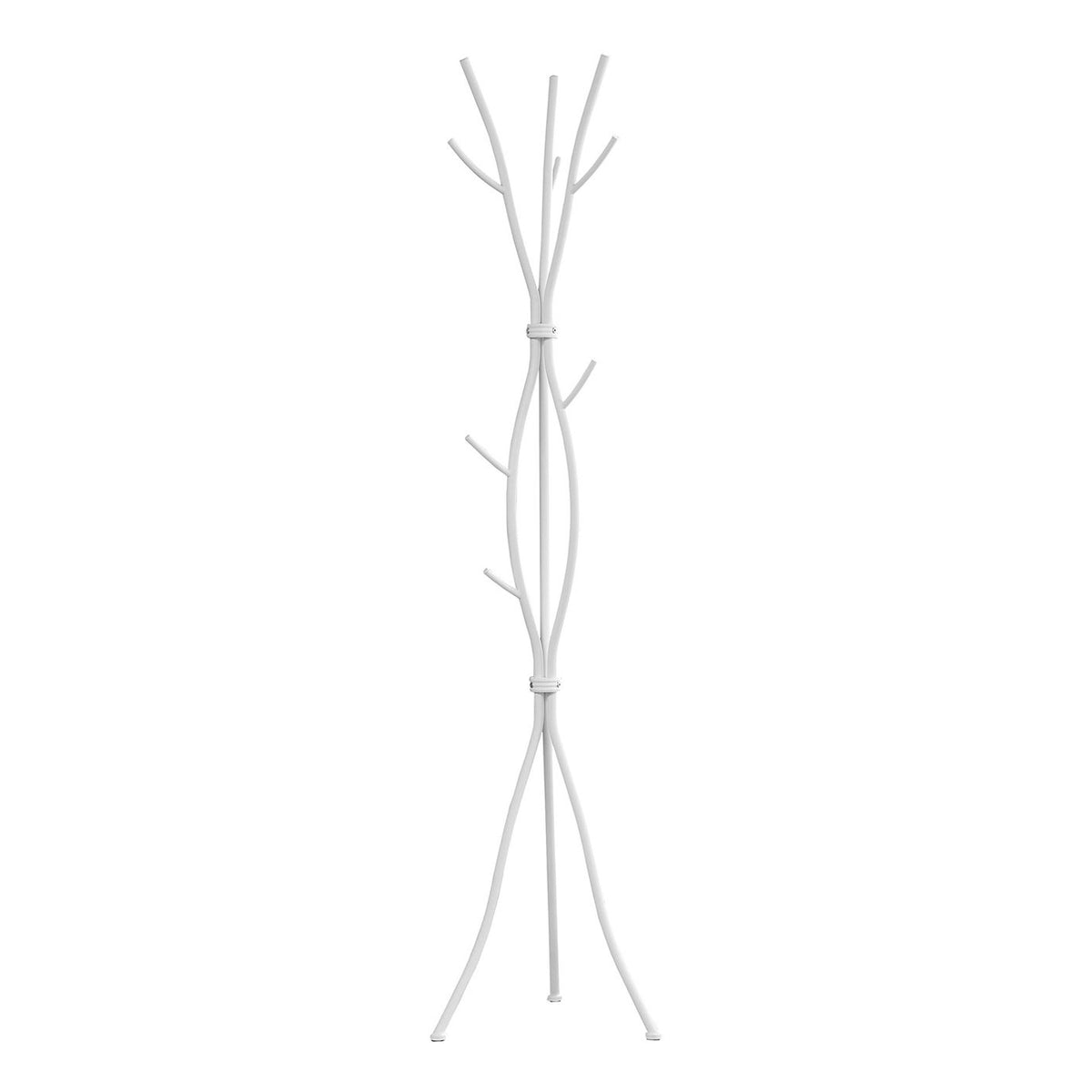 Coat Rack, Hall Tree, Free Standing, 11 Hooks, Entryway, Contemporary & Modern