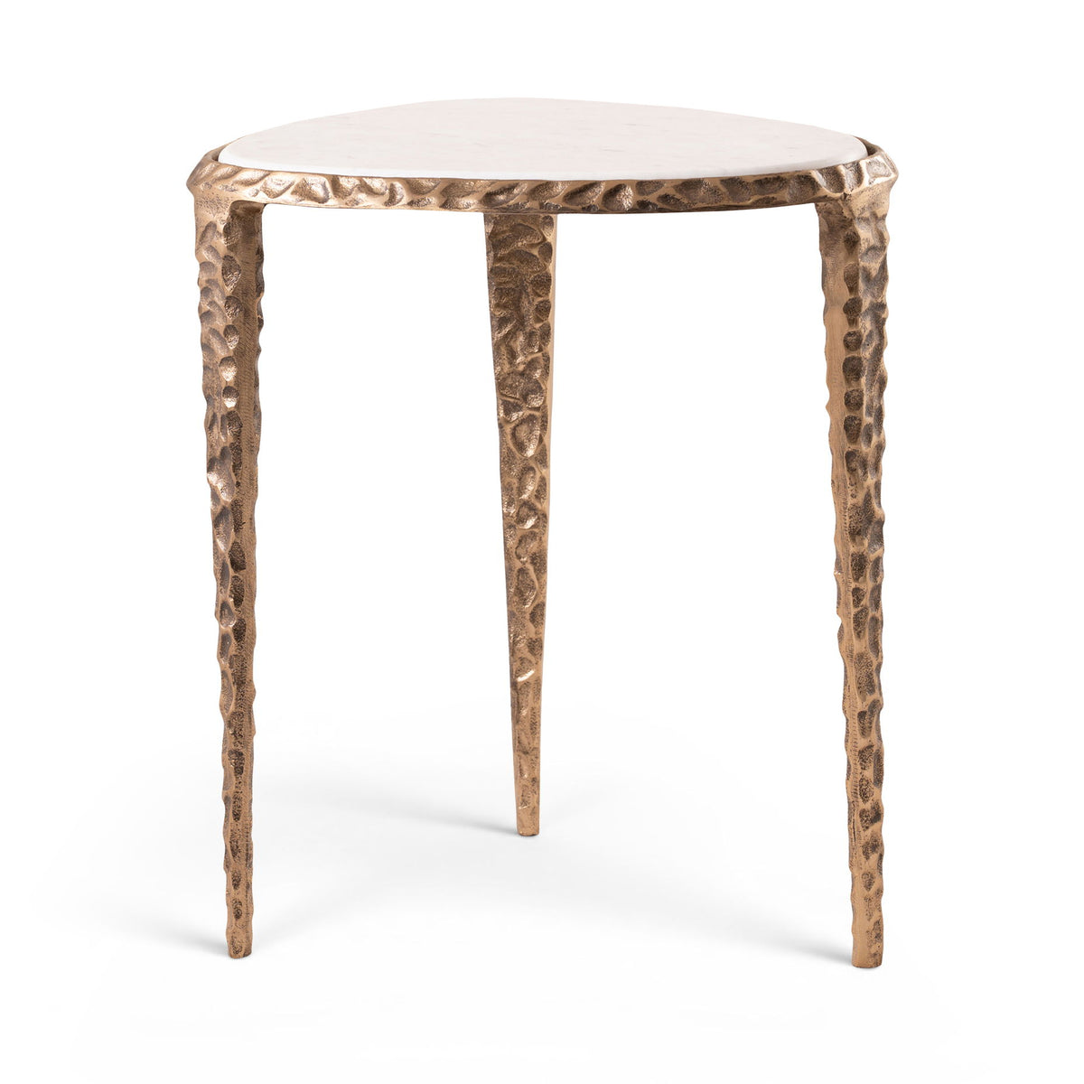 Gild - Aluminum Base And Genuine Marble Top Table