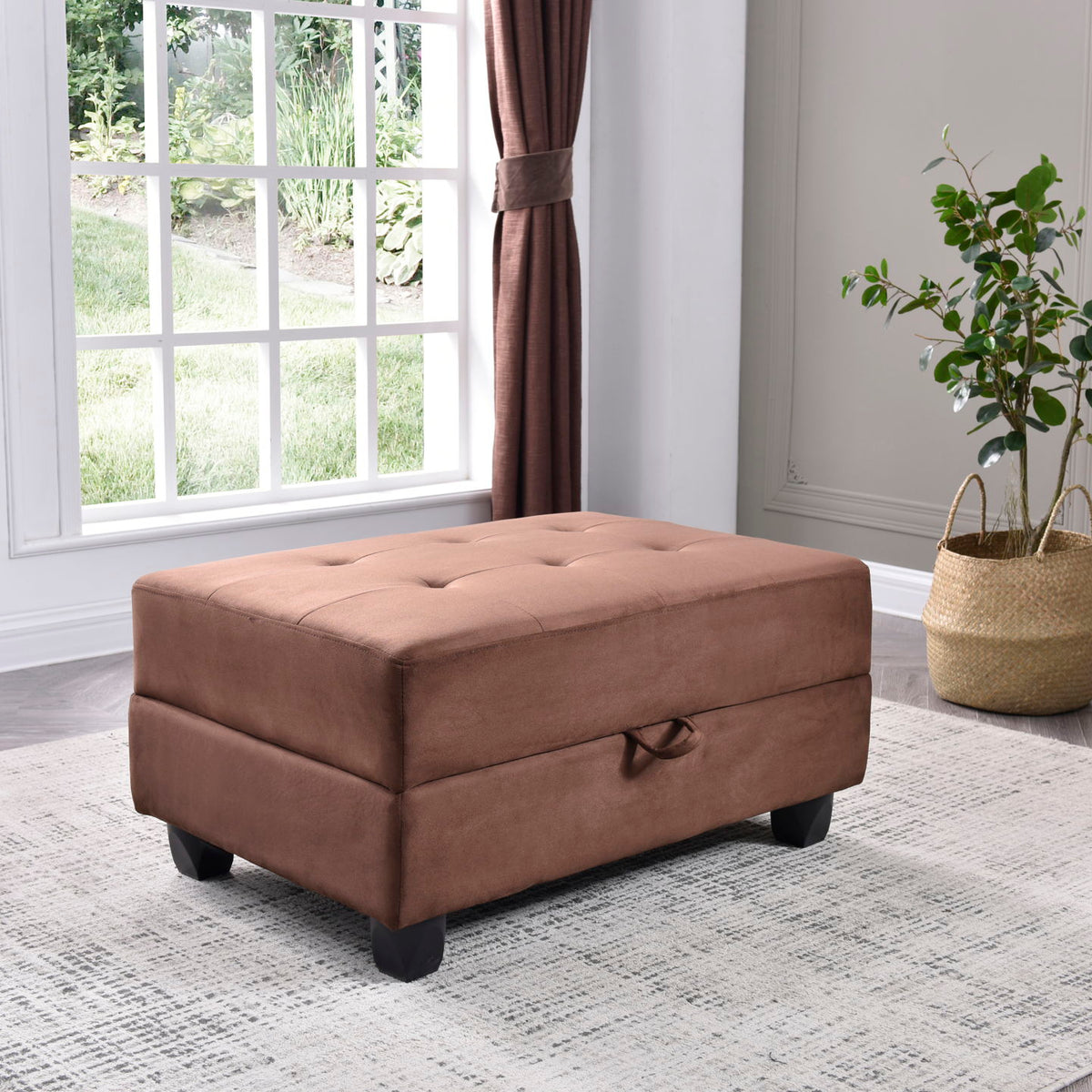 Stylish Storage Contemporary Ottoman