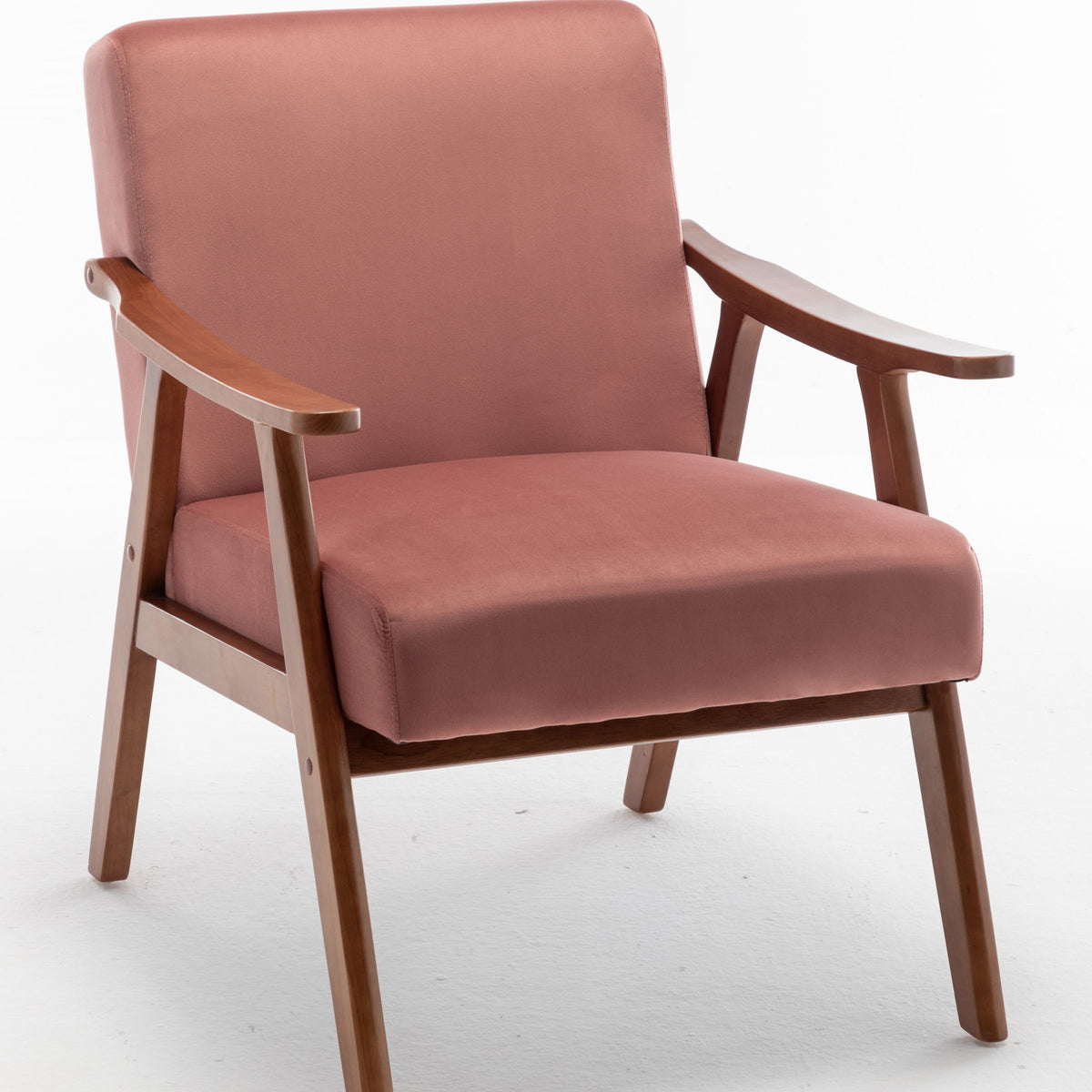 Accent Chair, Classic Mid Century Modern For Extra Seating