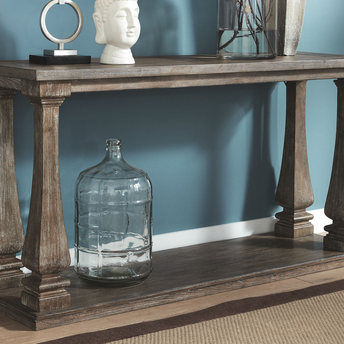 Johnelle - Gray - Sofa Table