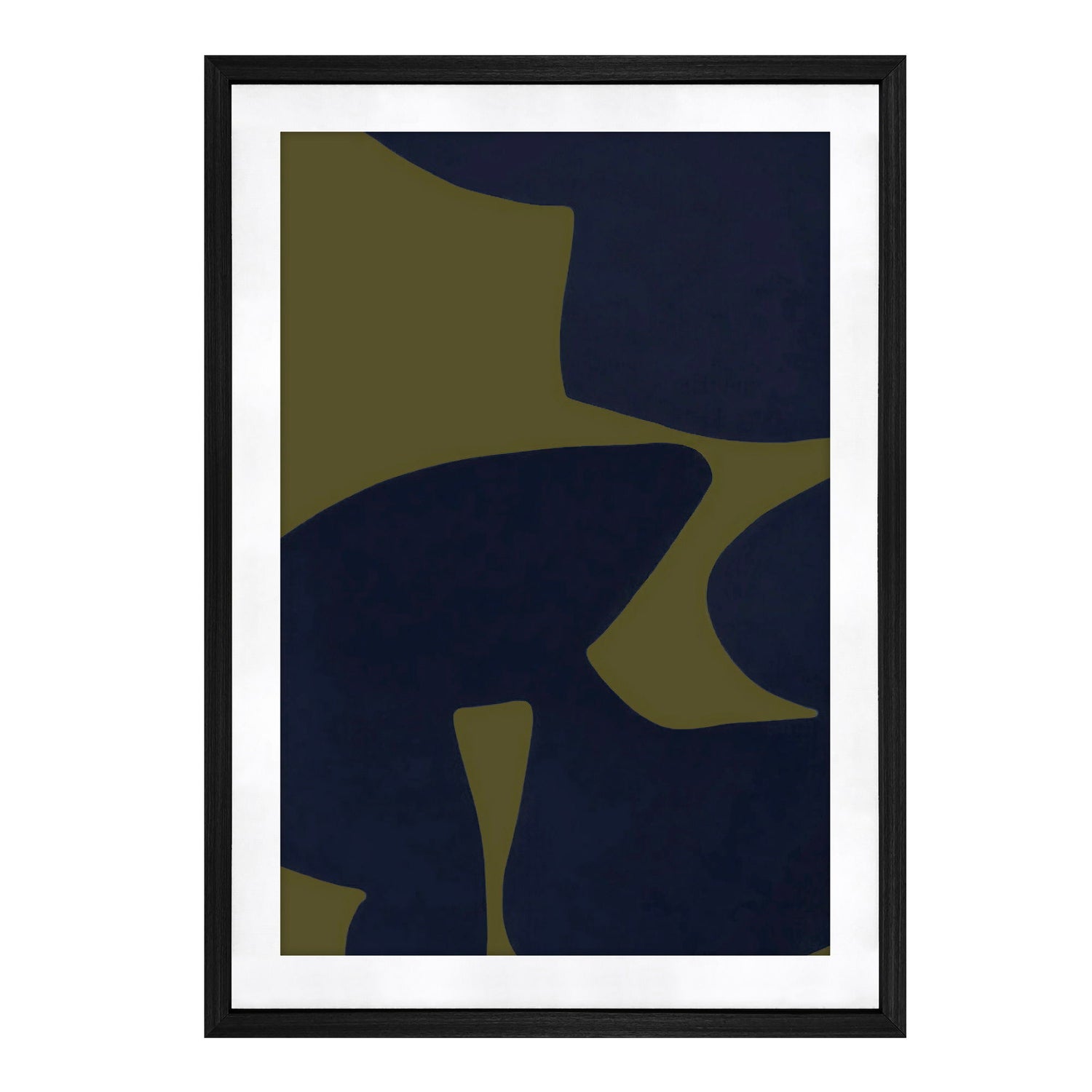 Sola - Framed Print - Blue / Dark Green