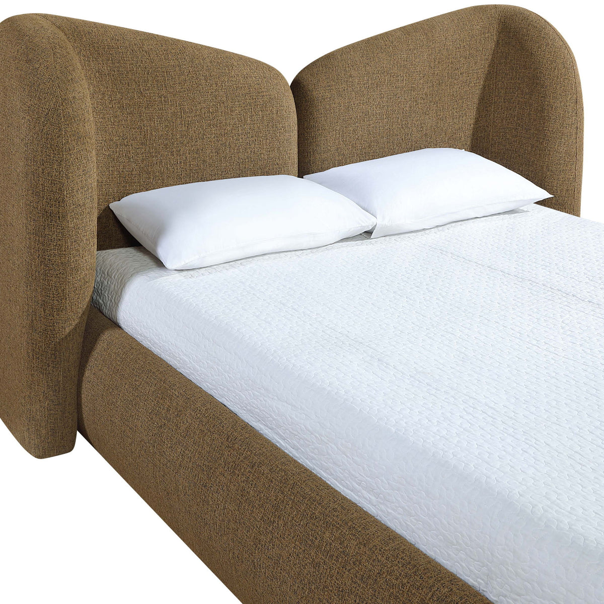 Elowen - Chenille Fabric Upholstered Bed