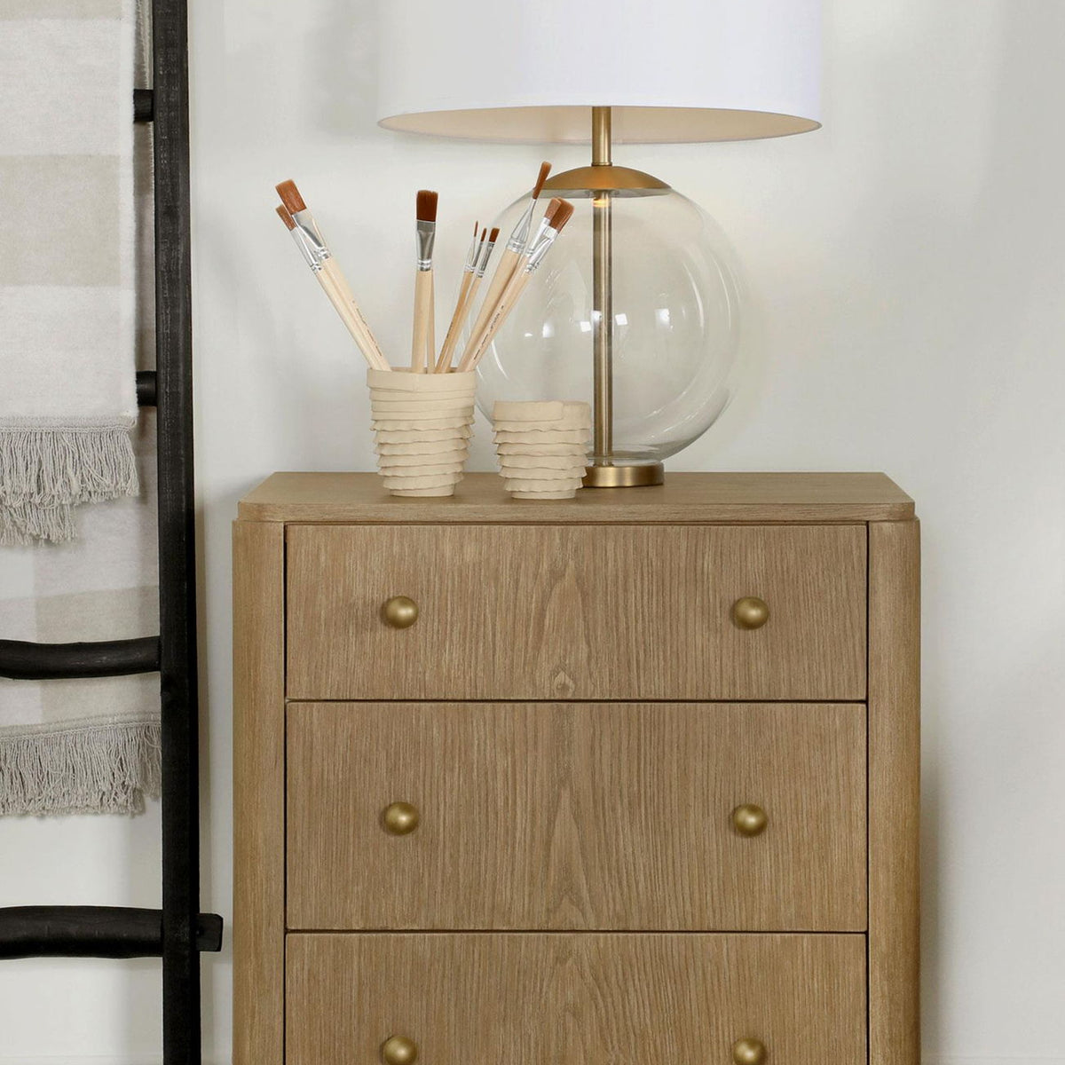 Arini 3-drawer Nightstand Sand Wash