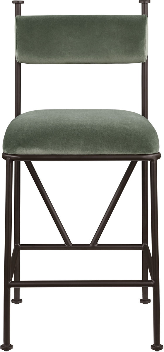 Monarch - Velvet Counter Stool (Set of 2)