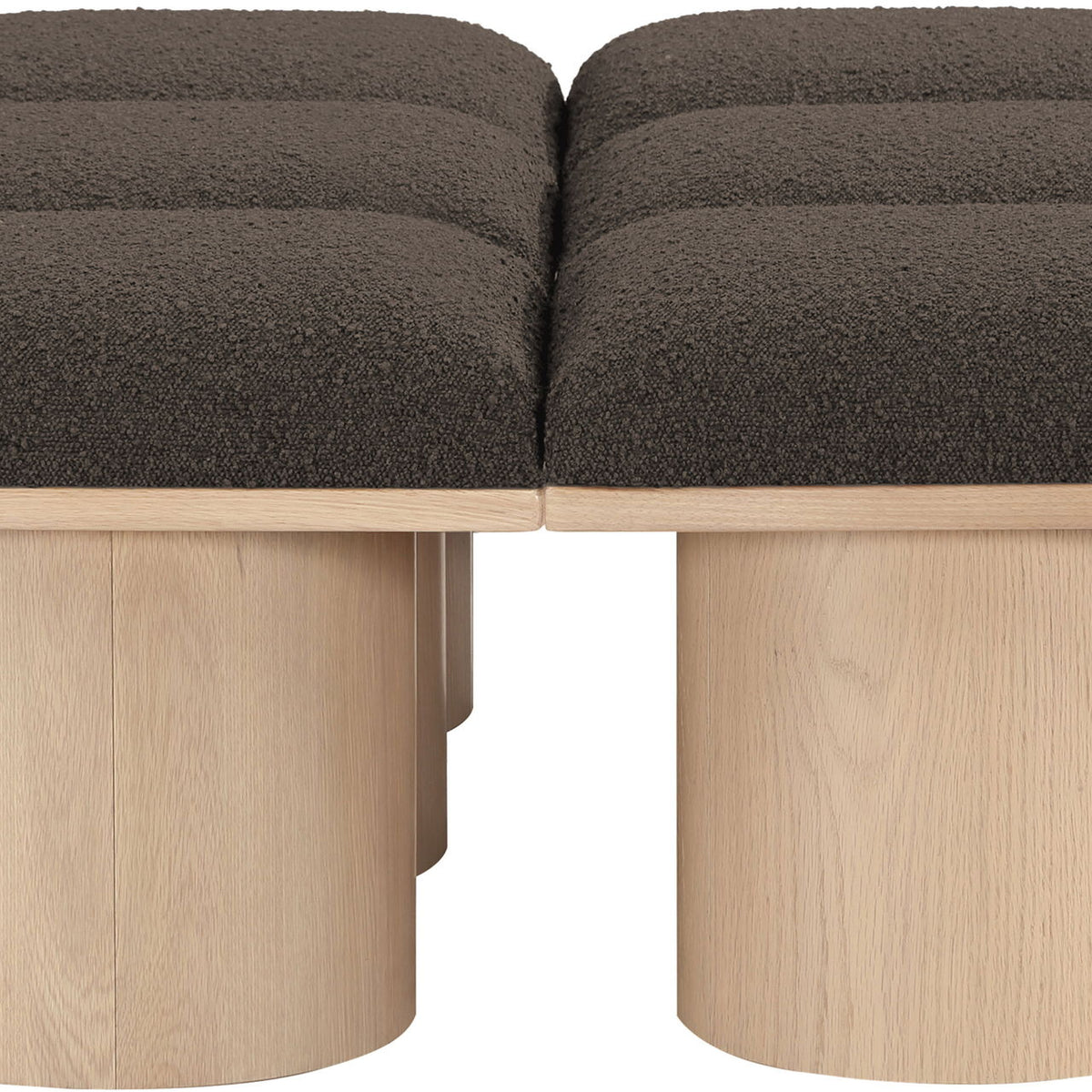 Pavilion - 6 Piece Modular Bench With Natural Base