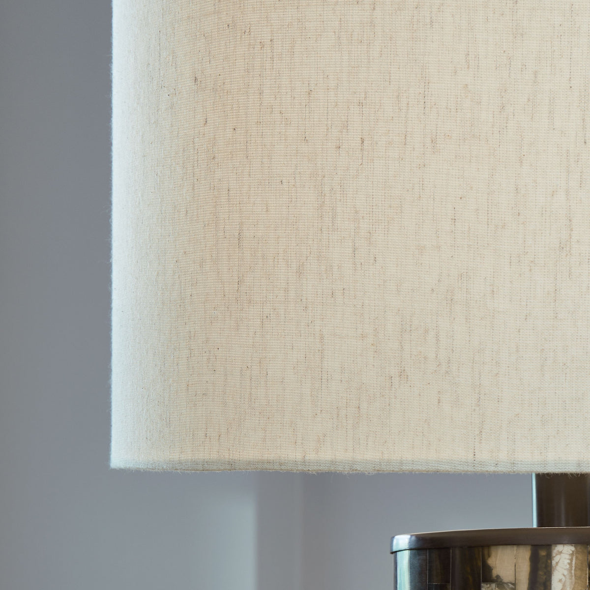 Ellford - Black / Brown / Cream - Poly Table Lamp