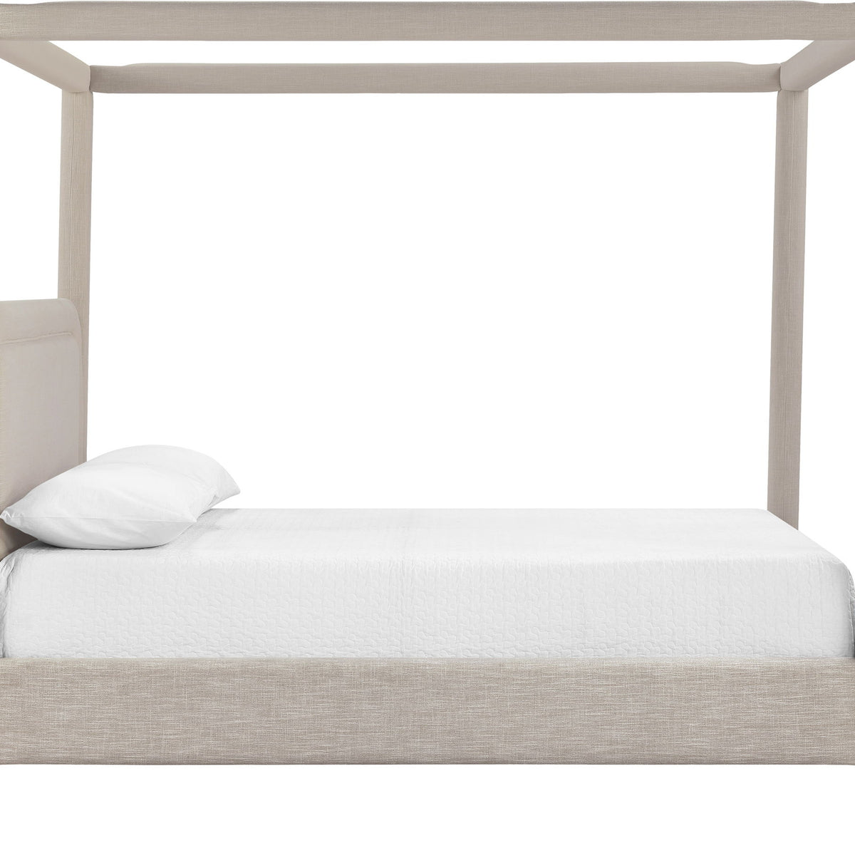 Salina - Linen Textured Fabric Upholstered Bed