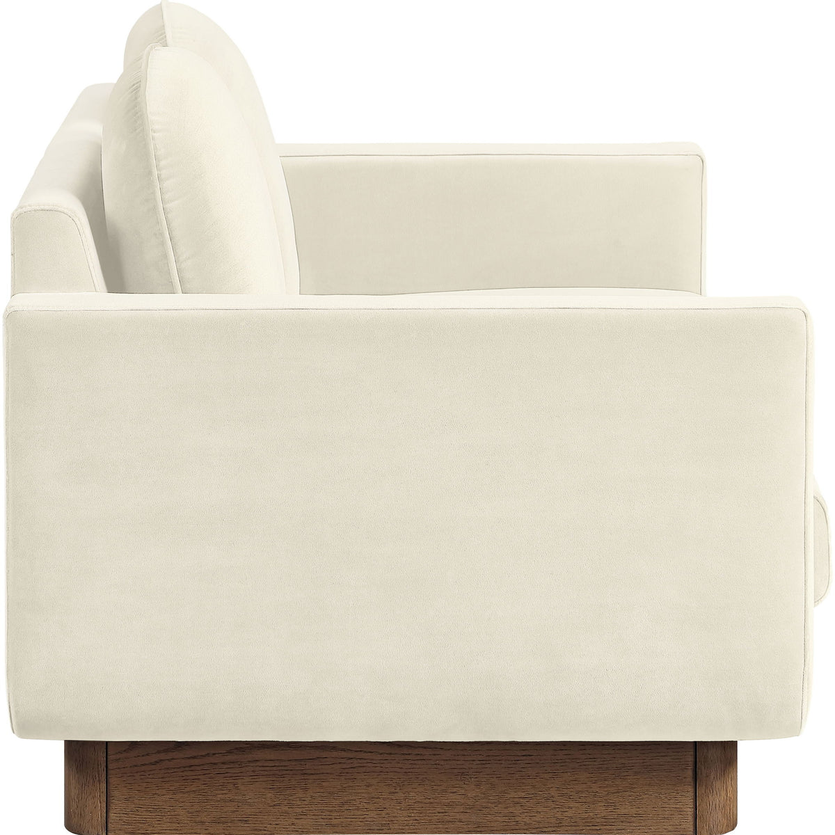 Diviento - Velvet Performance Fabric Upholstered Loveseat
