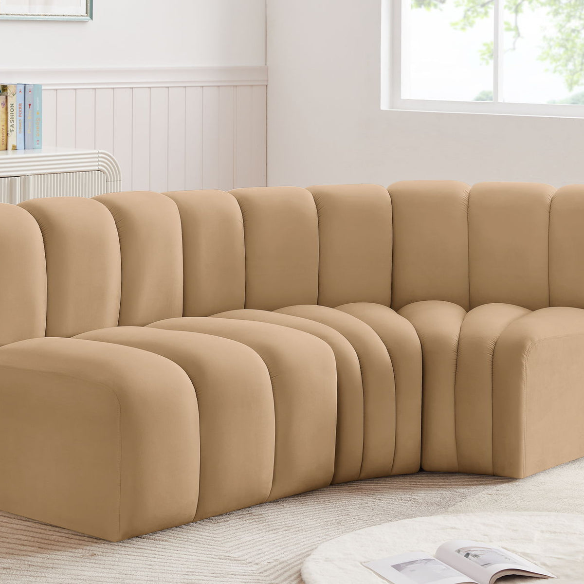 Arc - Velvet 3 Piece Sofa