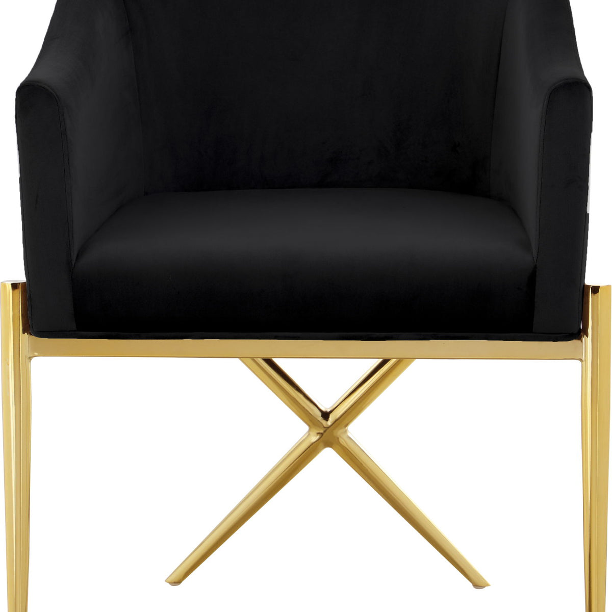 Xavier - Dining Chair with Gold Legs