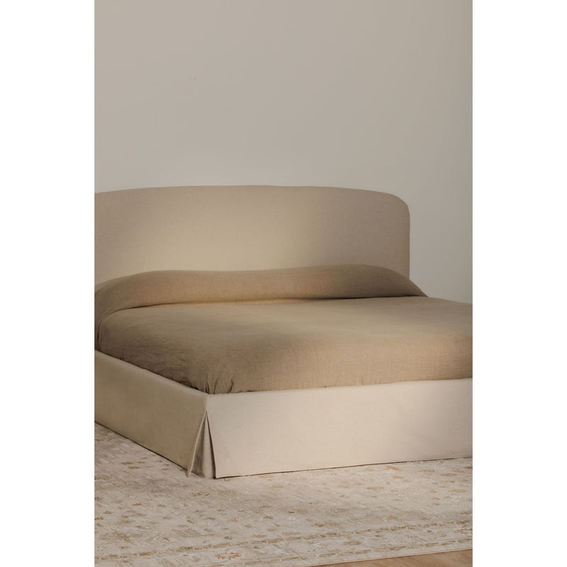 Joan - King Storage Bed - Cream