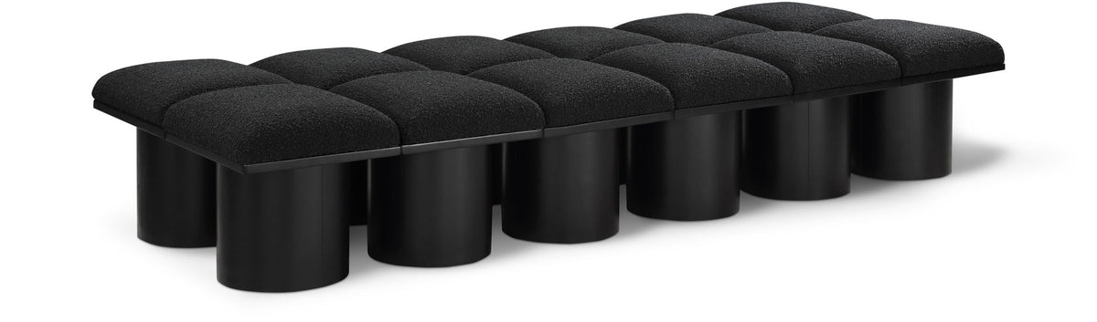 Pavilion - 12 Piece Modular Bench With Black Base