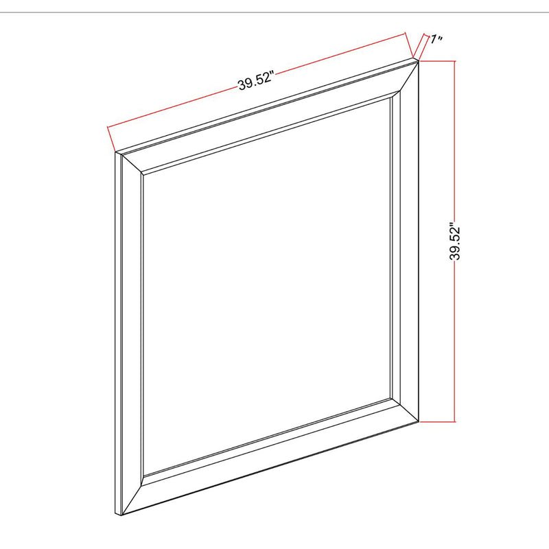 Harry - Mirror, Large Scale Design For Bedroom - Brown