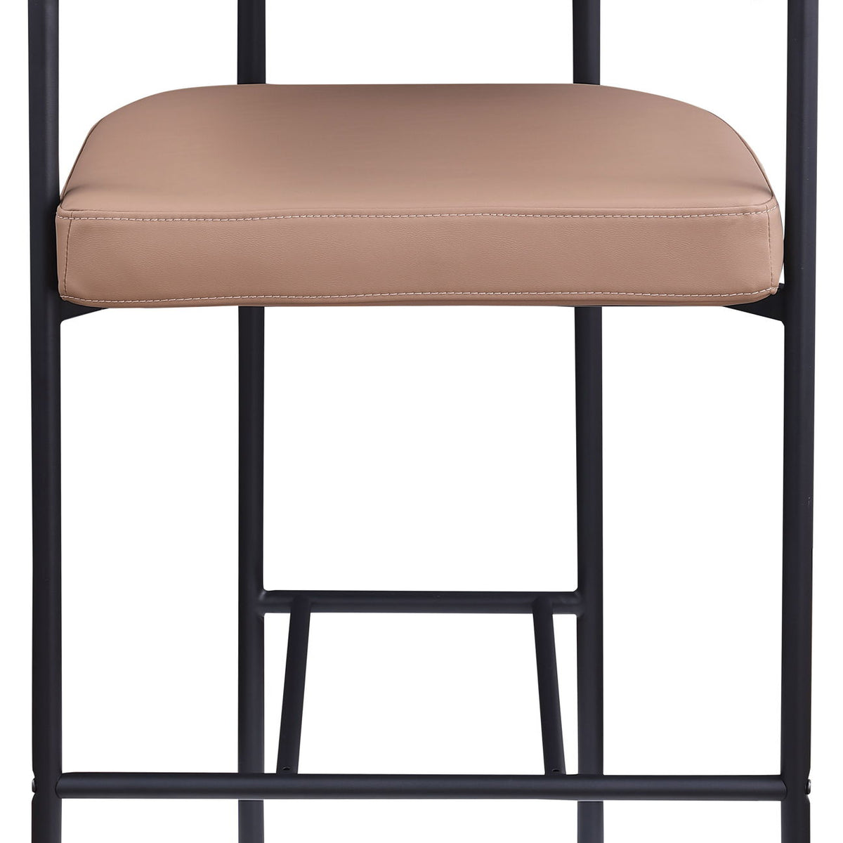 Malin - Faux Leather Counter Stool (Set of 2) - Tan