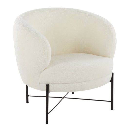 Chloe - Contemporary Chair - Black / White