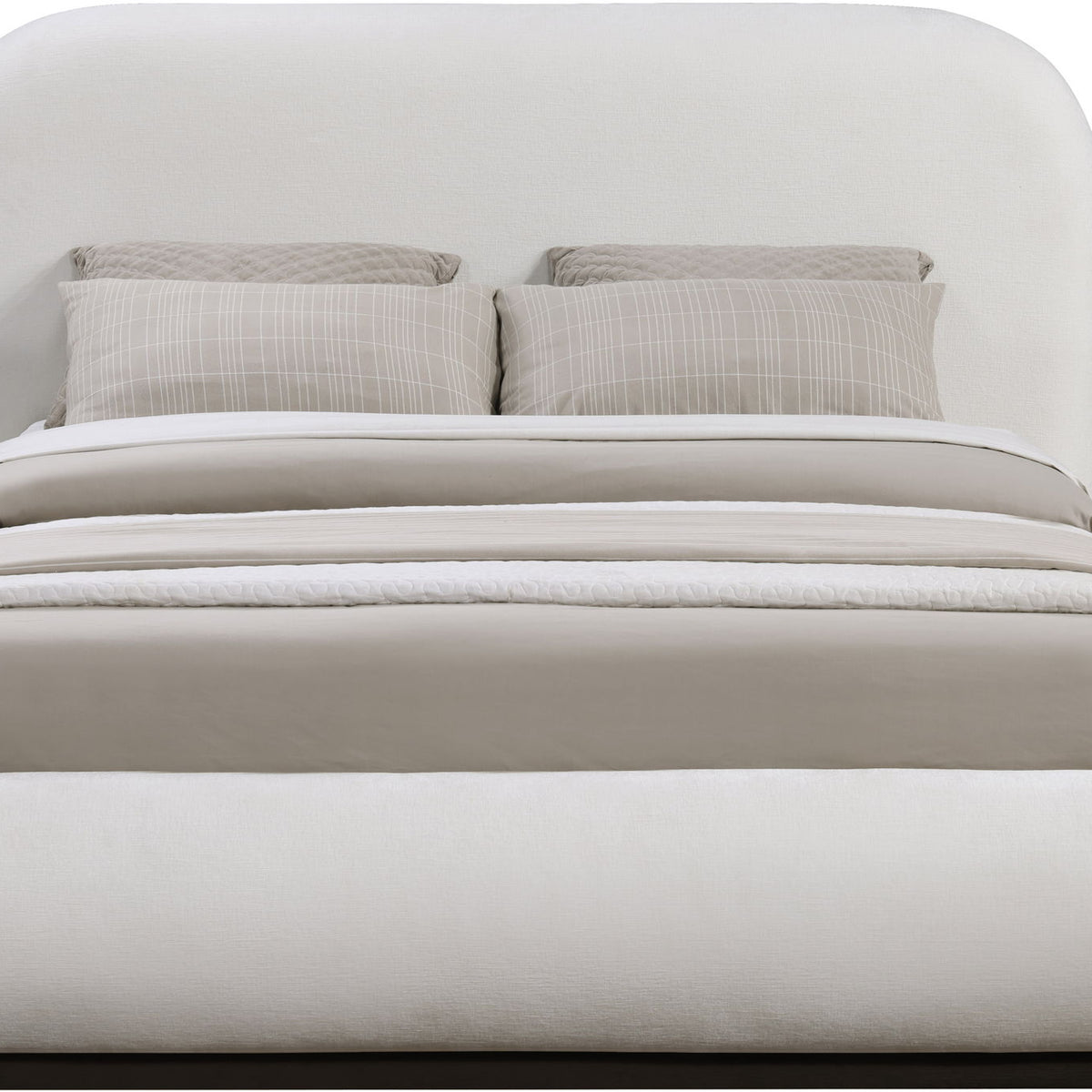 Vaughn - Chenille Bed With Black Base