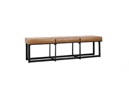 Calvin - Narrow Bench - Chestnut