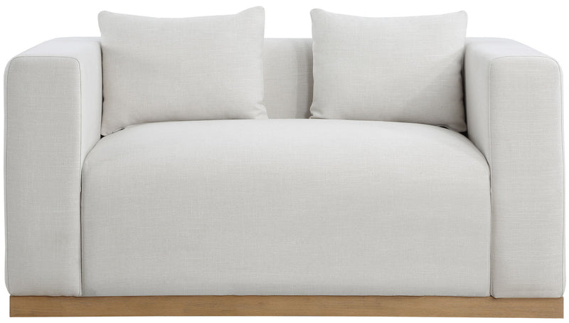 Alfie - Linen Textured Fabic Loveseat