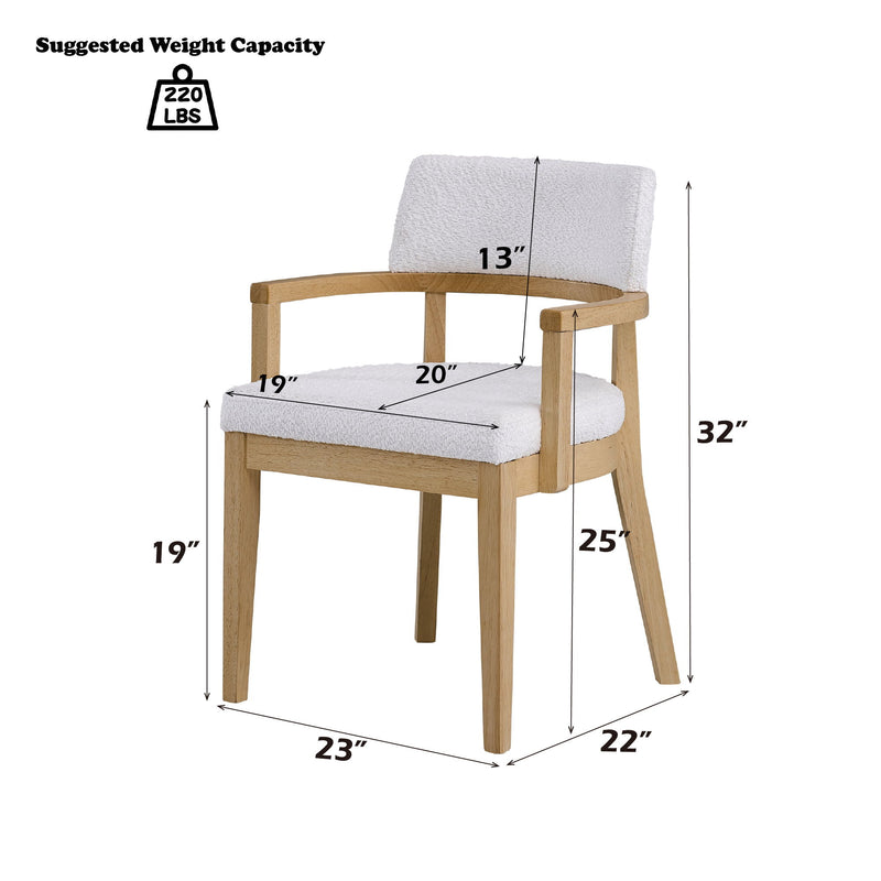Kasem - Round Table With Matching Chair Dining Room Set