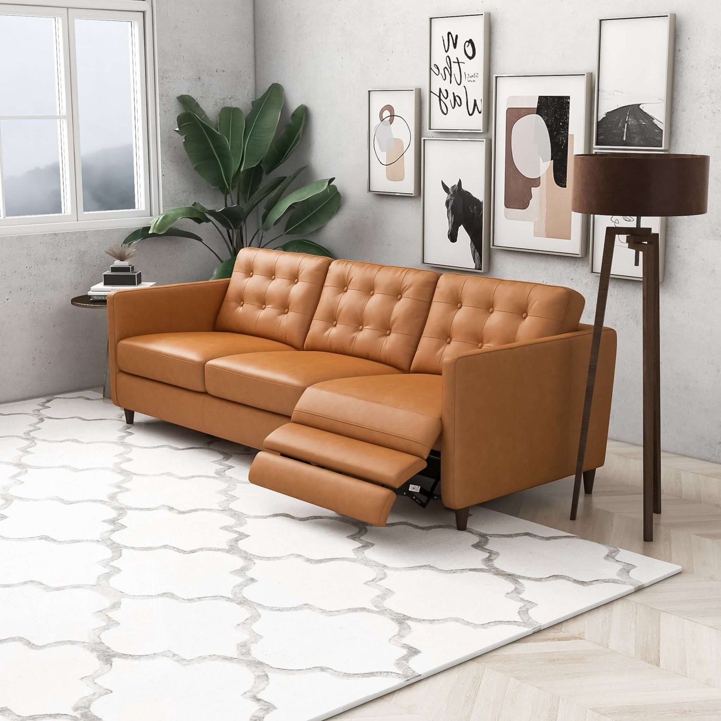 Christopher - Leather Electric Inclining Sofa