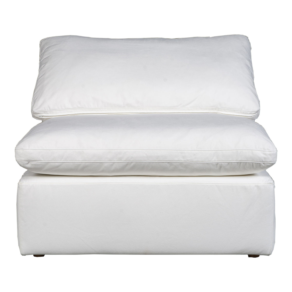 Terra - Livesmart Fabric Condo Slipper Chair - Cream