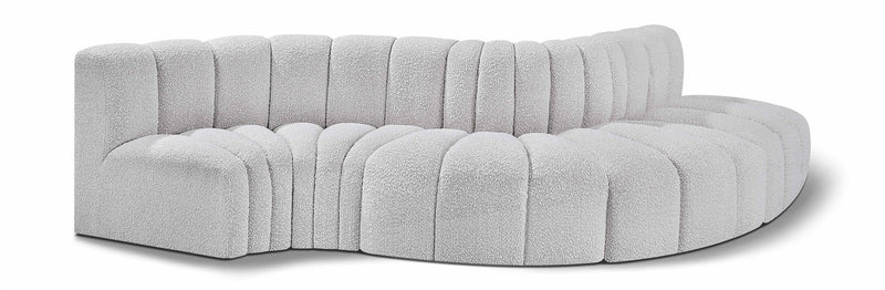 Arc - Boucle Fabric 5 Piece Modular Sofa