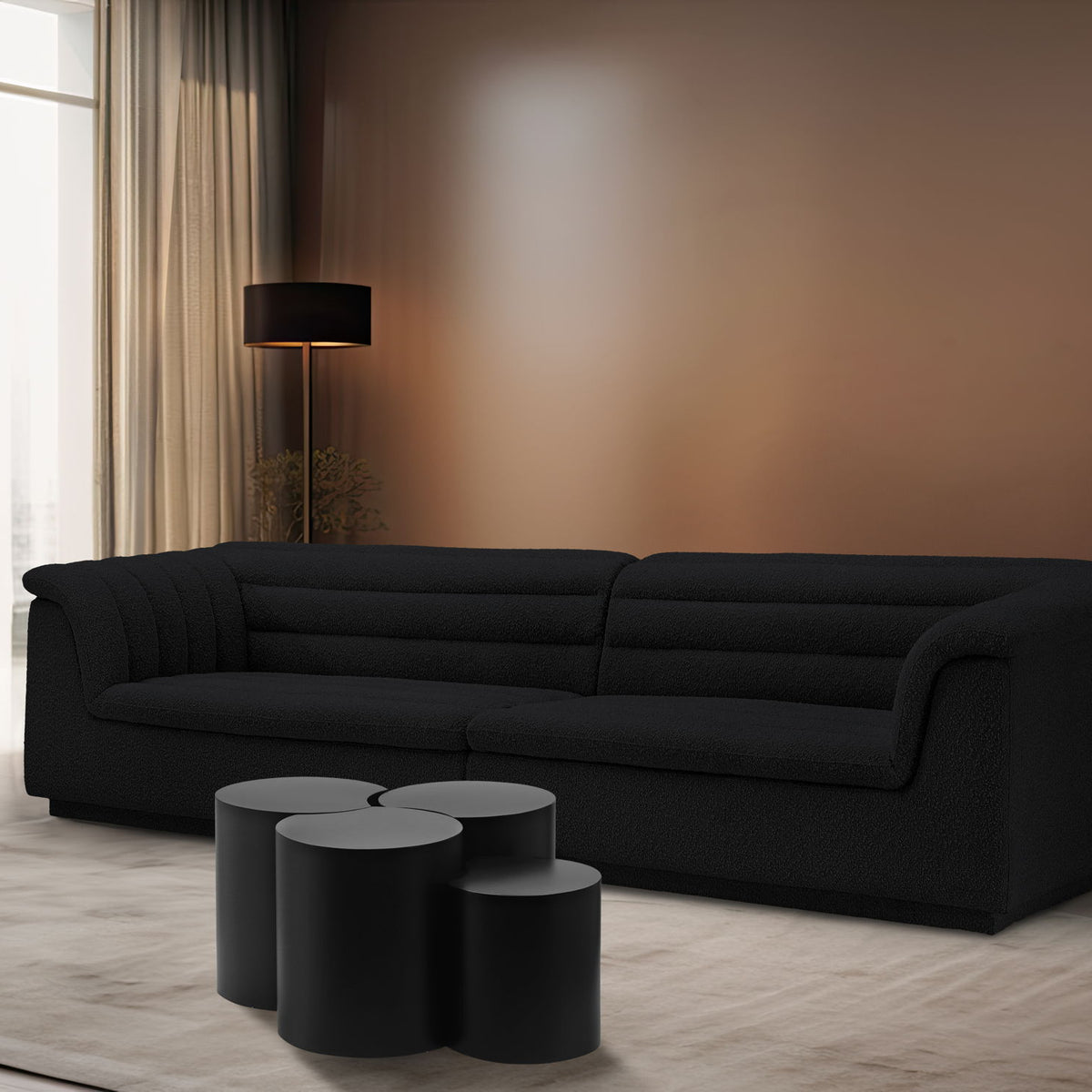 Dimple - 20" 4 Piece Modular Coffee Table