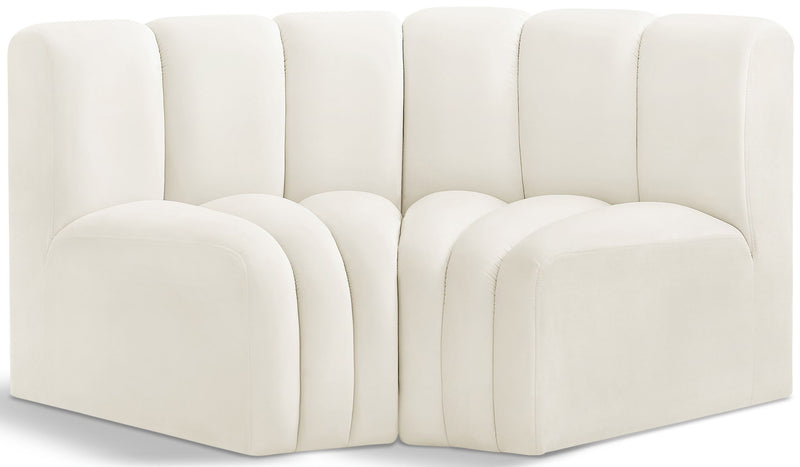 Arc - Velvet 2 Piece Modular Sofa