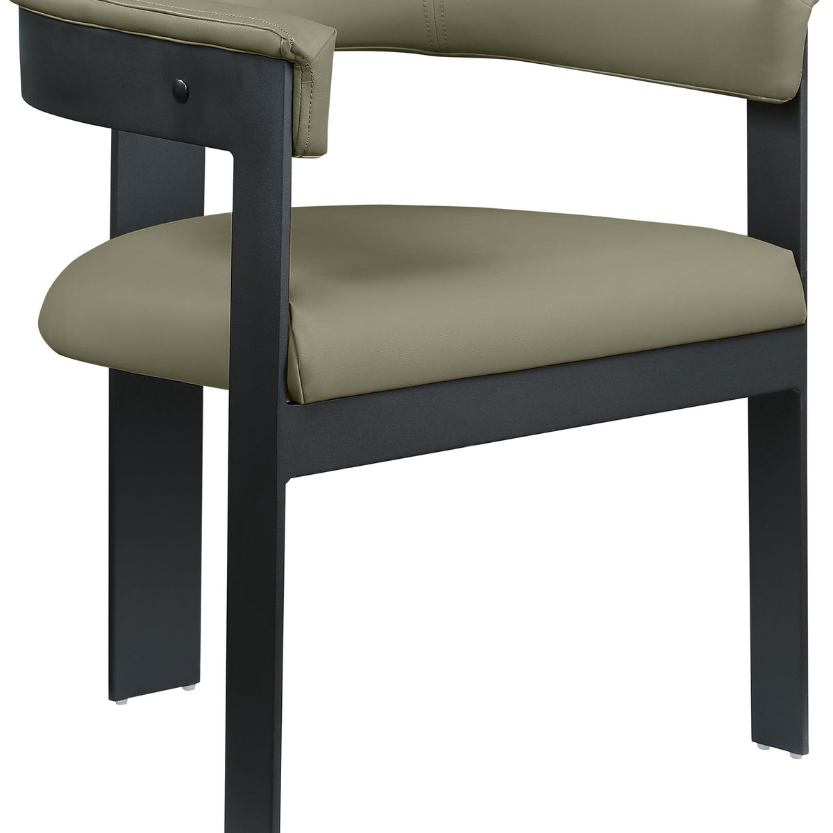 Romeo - Faux Leather Dining Chair With Black Base (Set of 2)
