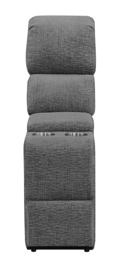 Bahrain - Upholstered Console - Charcoal