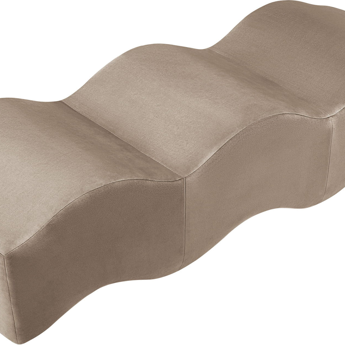 Wave - Velvet Bench
