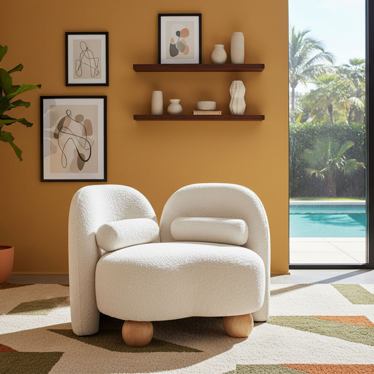 Daphne - Boucle Chair