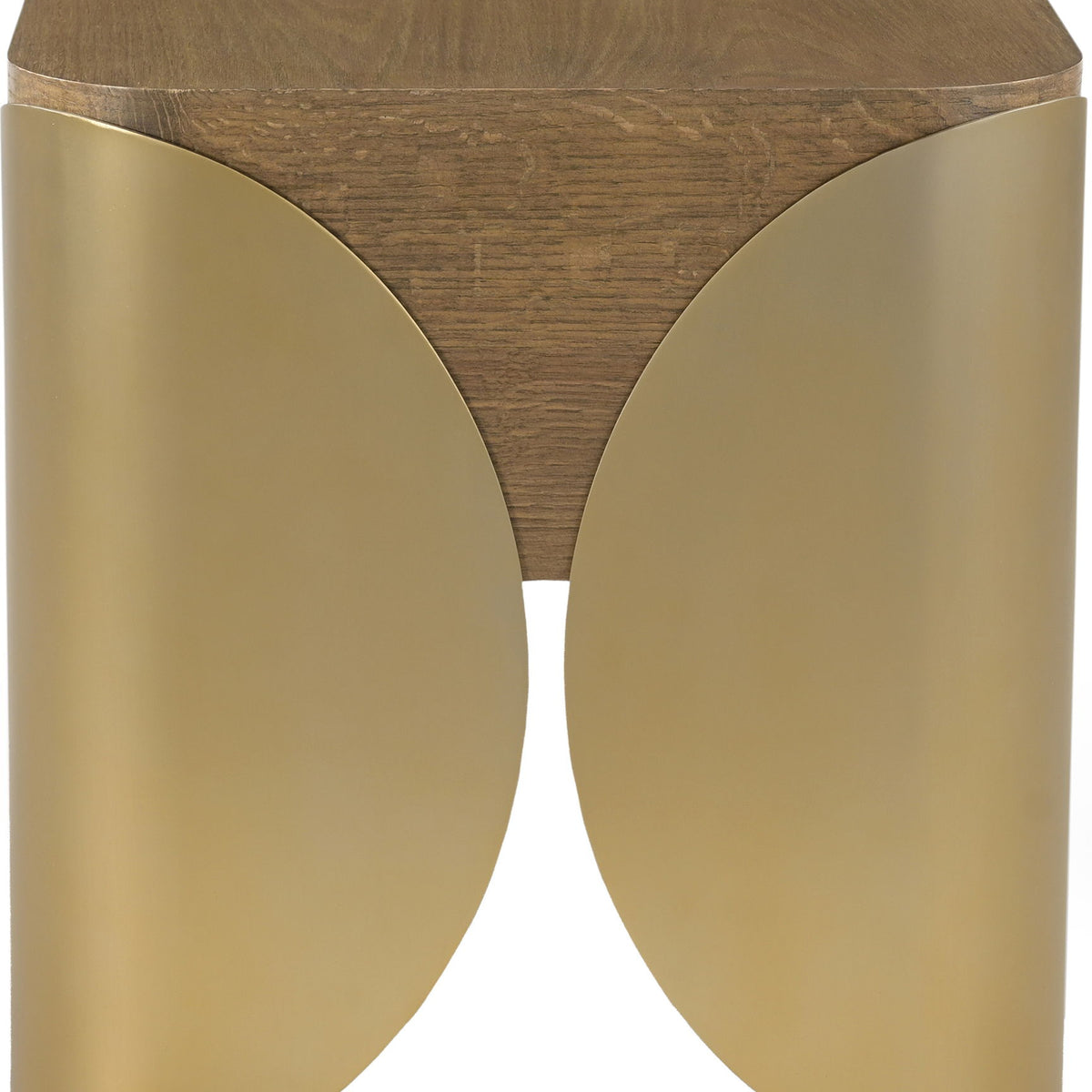 Cazari - Oak Wood And Iron Table
