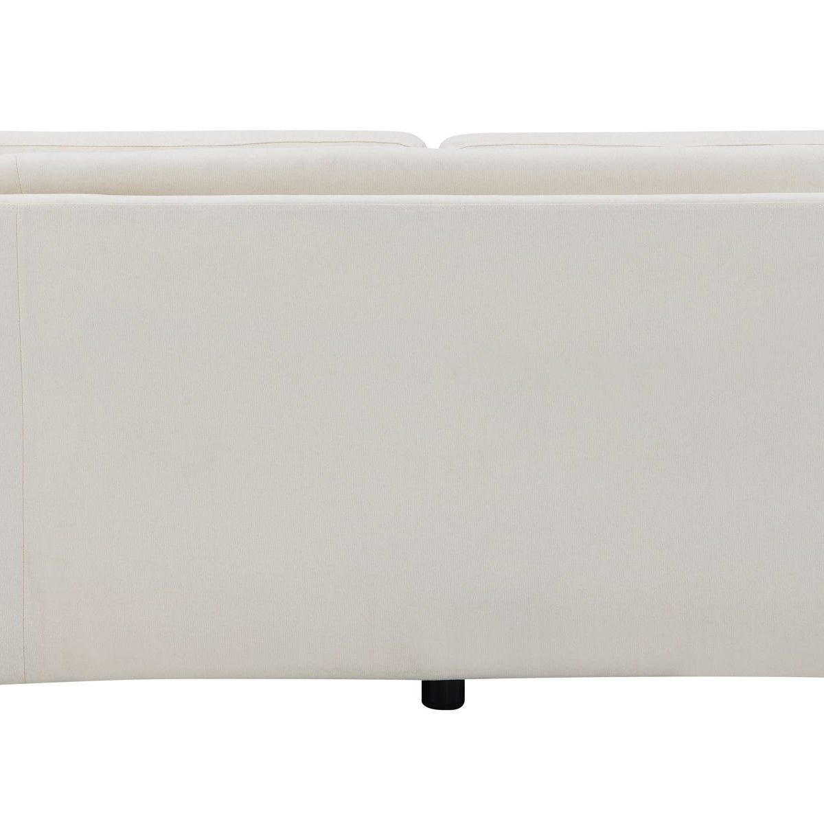 Mariko - Linen Sofa With 2 Toss Pillows - Beige