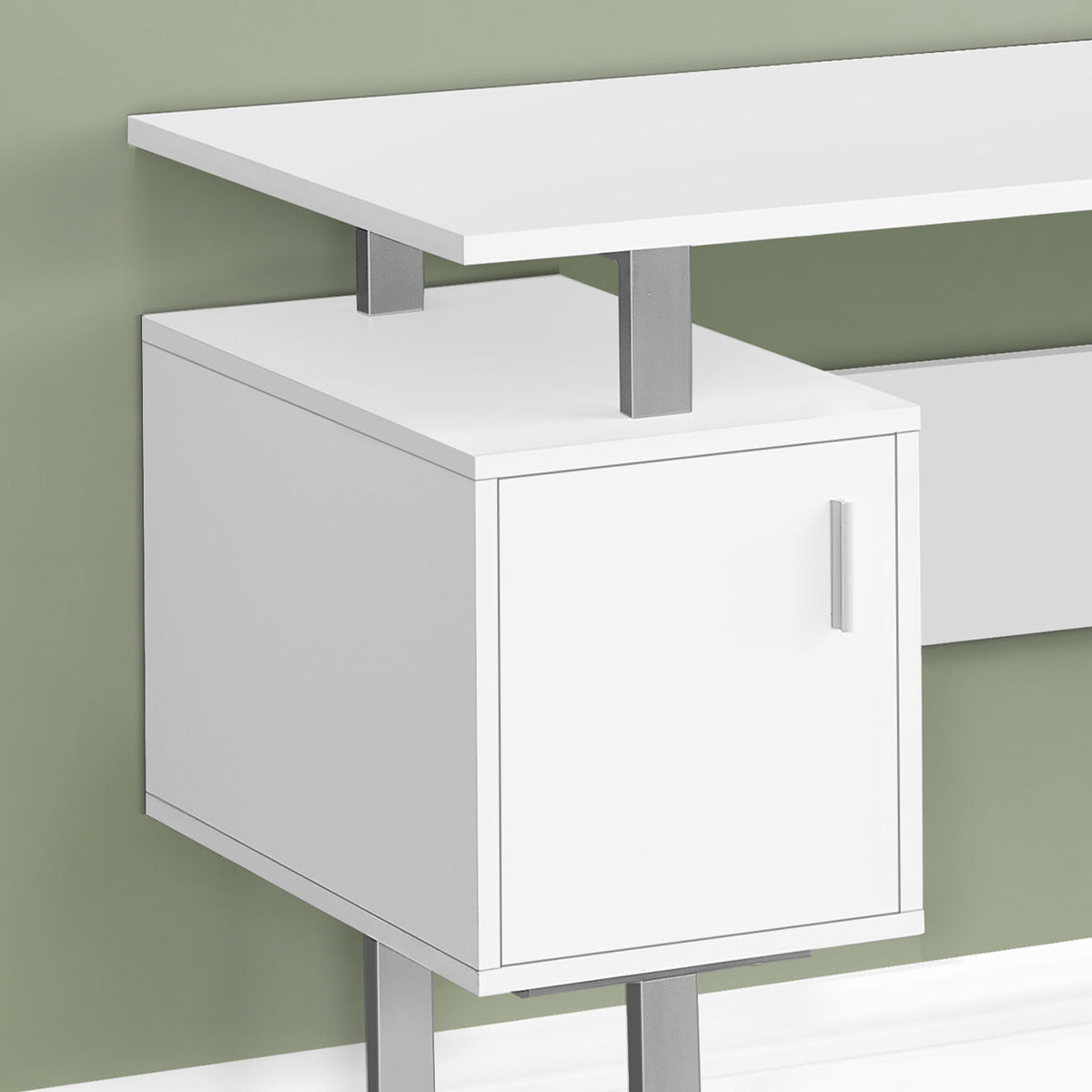 Computer Desk, Home Office, Laptop, Storage, Work, Contemporary, Modern