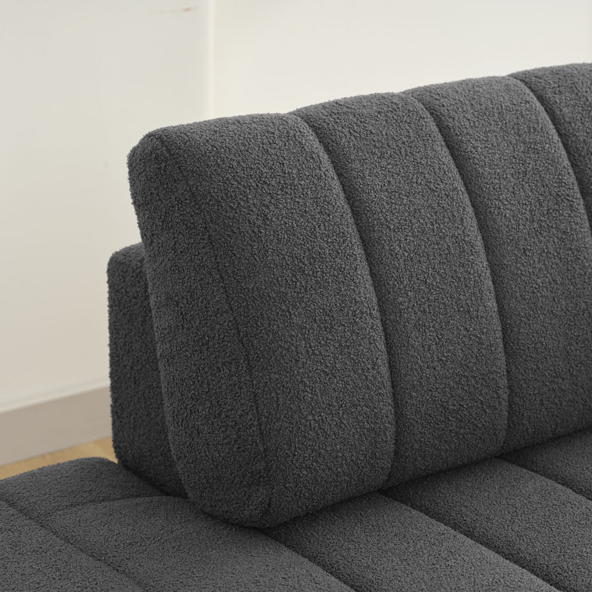Jessica - Lamb Wool Sectional Sofa With Chaise