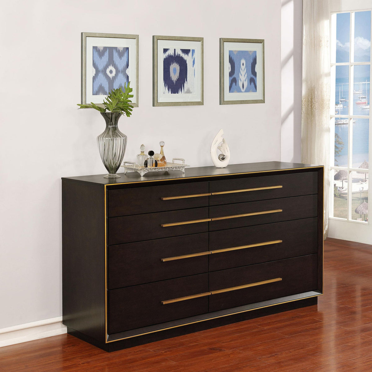 Durango 8-drawer Dresser Smoked Peppercorn