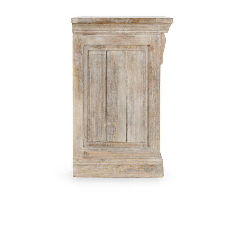 Adelaide - 3 Drawer Nightstand - Natural White Wash