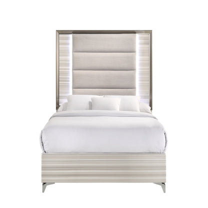 Star - 5 Pieces Bedroom Set Modern Design With LED
