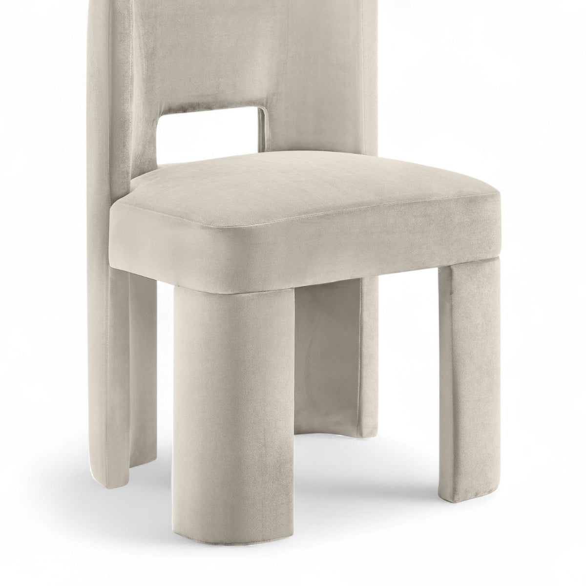 Zuno - Velvet Performance Fabric Upholstered Dining Chair (Set of 2)
