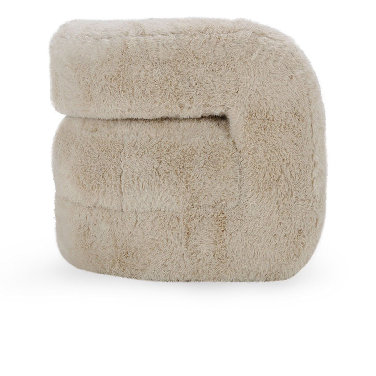 Teddy - Plush Accent Chair - Beige