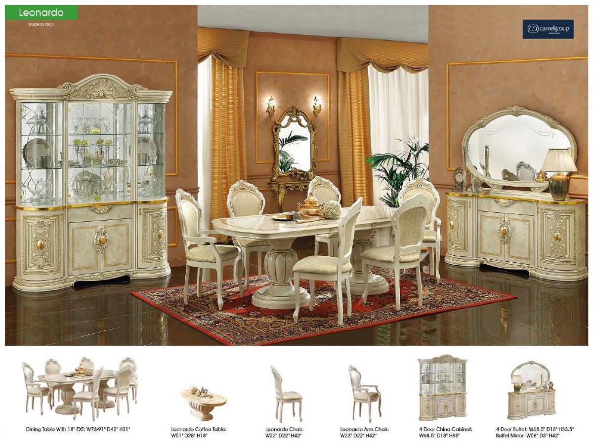 Leonardo - Dining Table - Beige