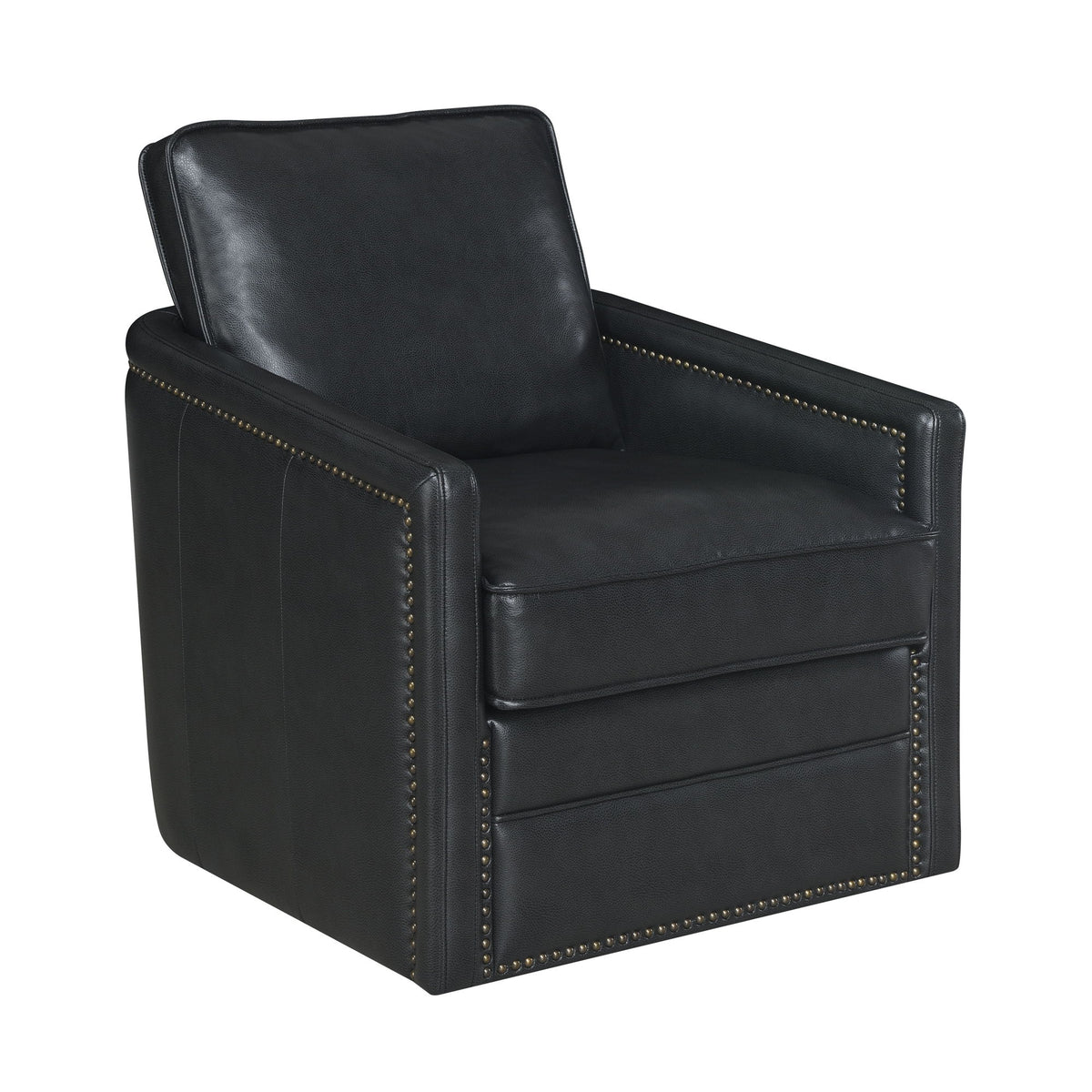 Rocha - Leather Aire Swivel Chair With Glider