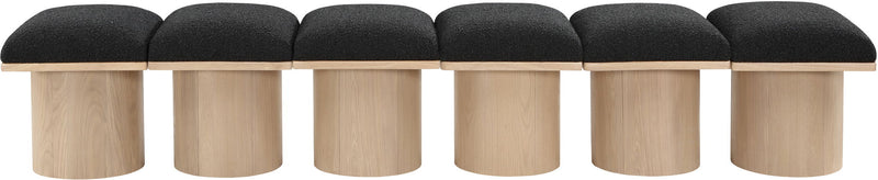 Pavilion - 6 Piece Modular Bench With Natural Base