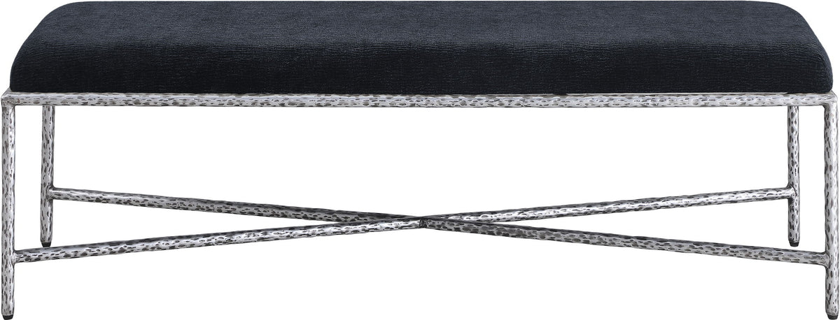Valley - Bench With Silver Frame