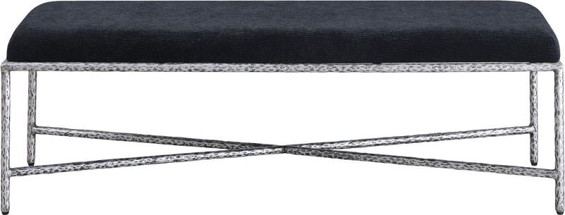 Valley - Bench With Silver Frame