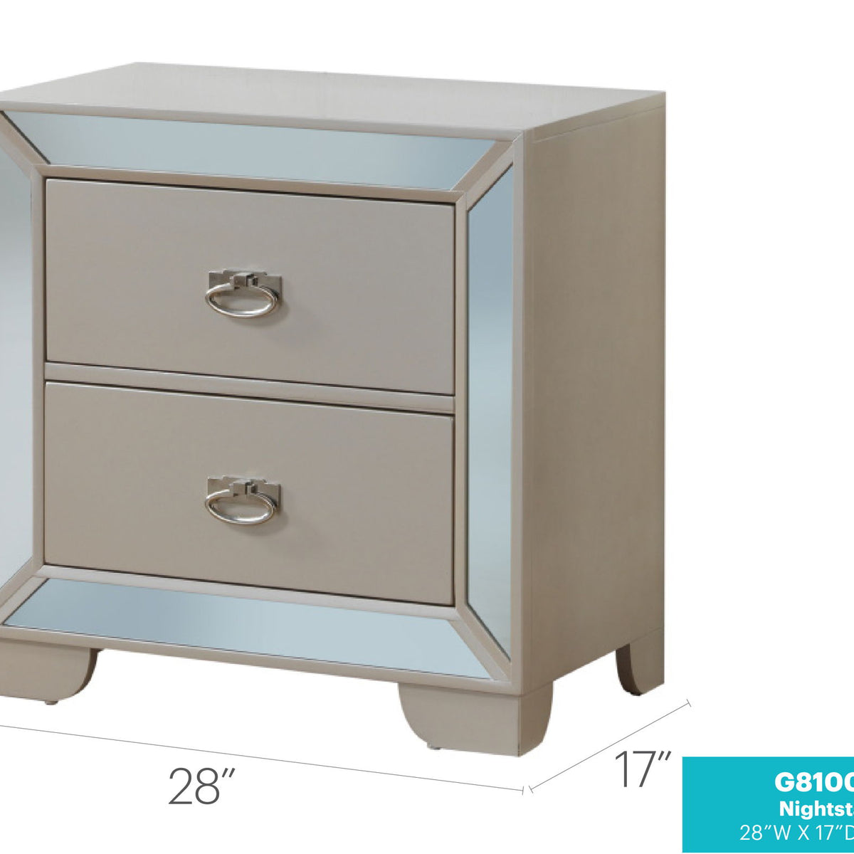 Contemporary Nightstand With Versatility